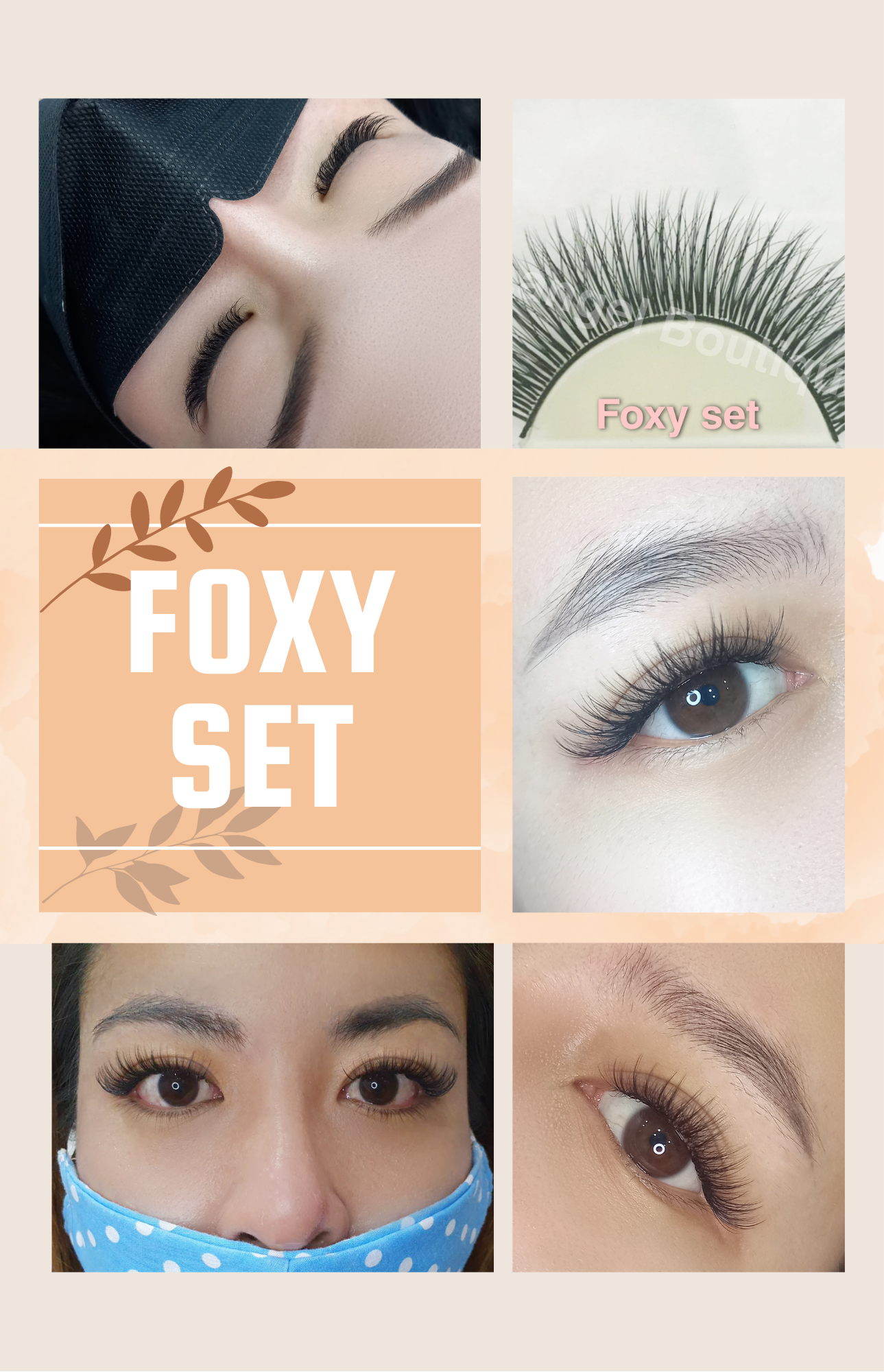 ตัวอย่างผลงาน Foxy set